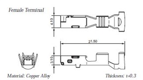 Terminal illustration for 7116-4150-02 / 7116-4151-02 