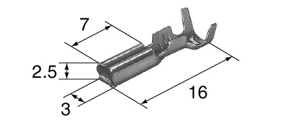 Sumitomo MT, HW, HM Sealed 090II Female Terminal